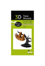 Fridolin Craft 3D Paper Model Sloth