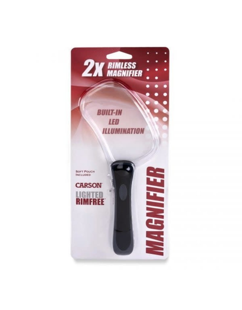 Carson optical Scientific Carson Lighted RimFree Rectangle Magnifier