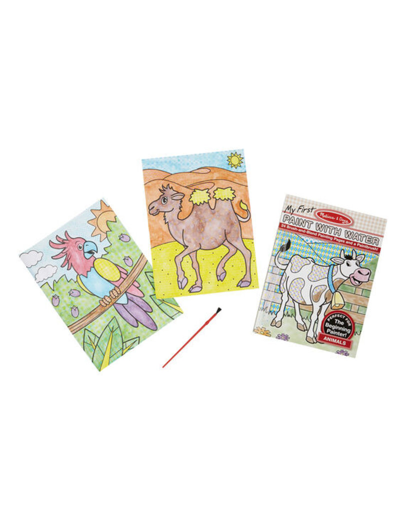 Melissa & Doug Art Supplies Activity Pad My First Paint with Water - Animals