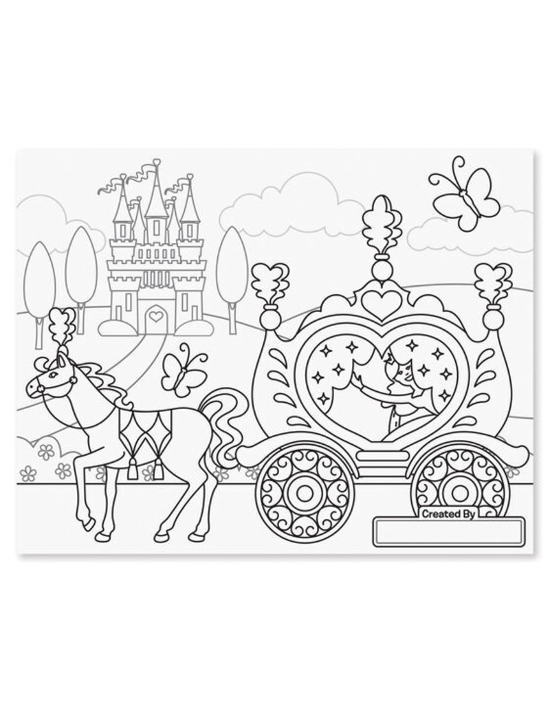 Melissa & Doug Art Supplies Coloring Jumbo Pad - Princess & Fairy