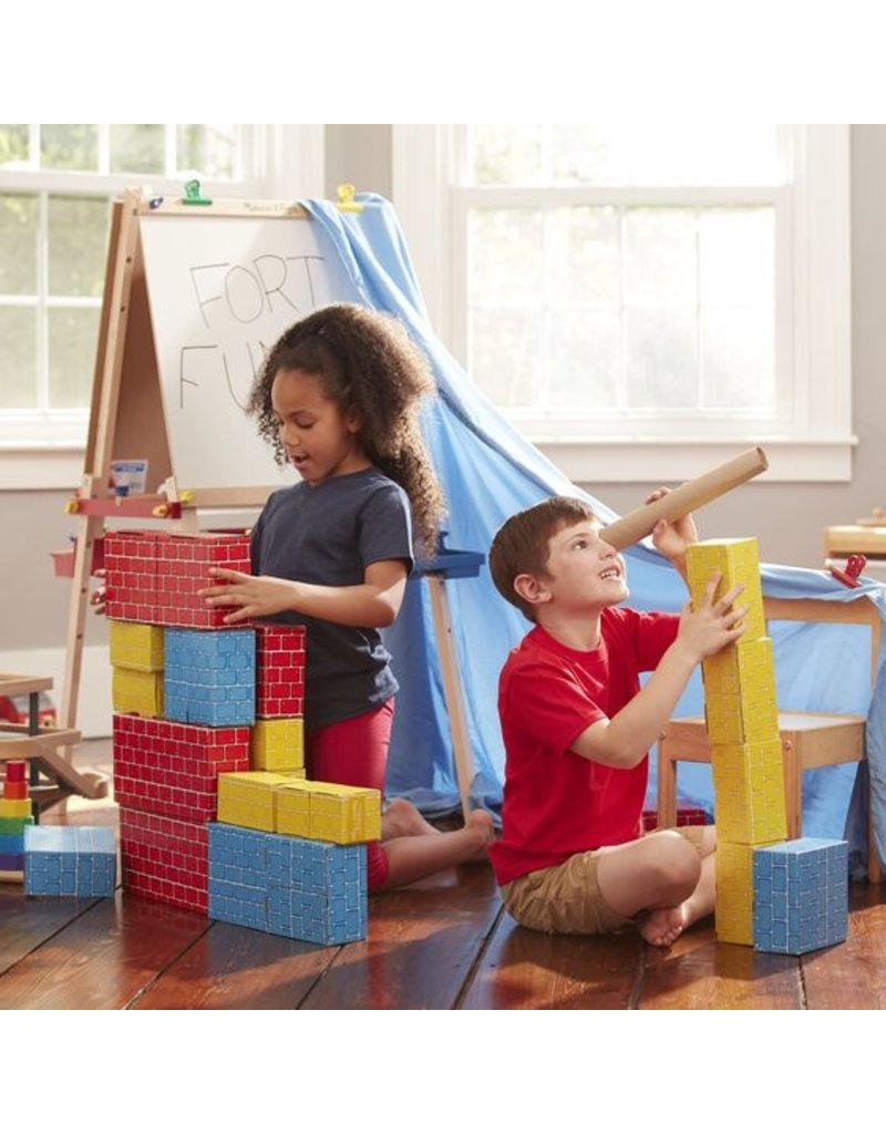 Melissa & Doug Cardboard Deluxe Jumbo Blocks (40 pc)