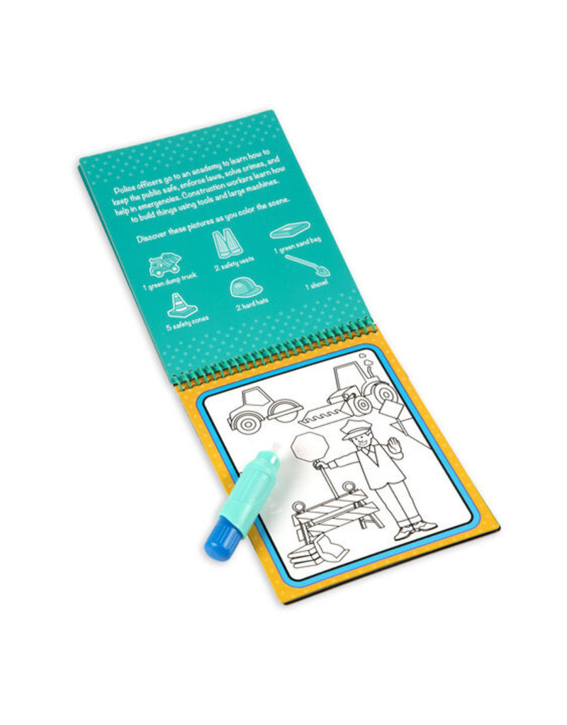 Melissa & Doug Art Supplies On-the-Go Water Wow - Occupations