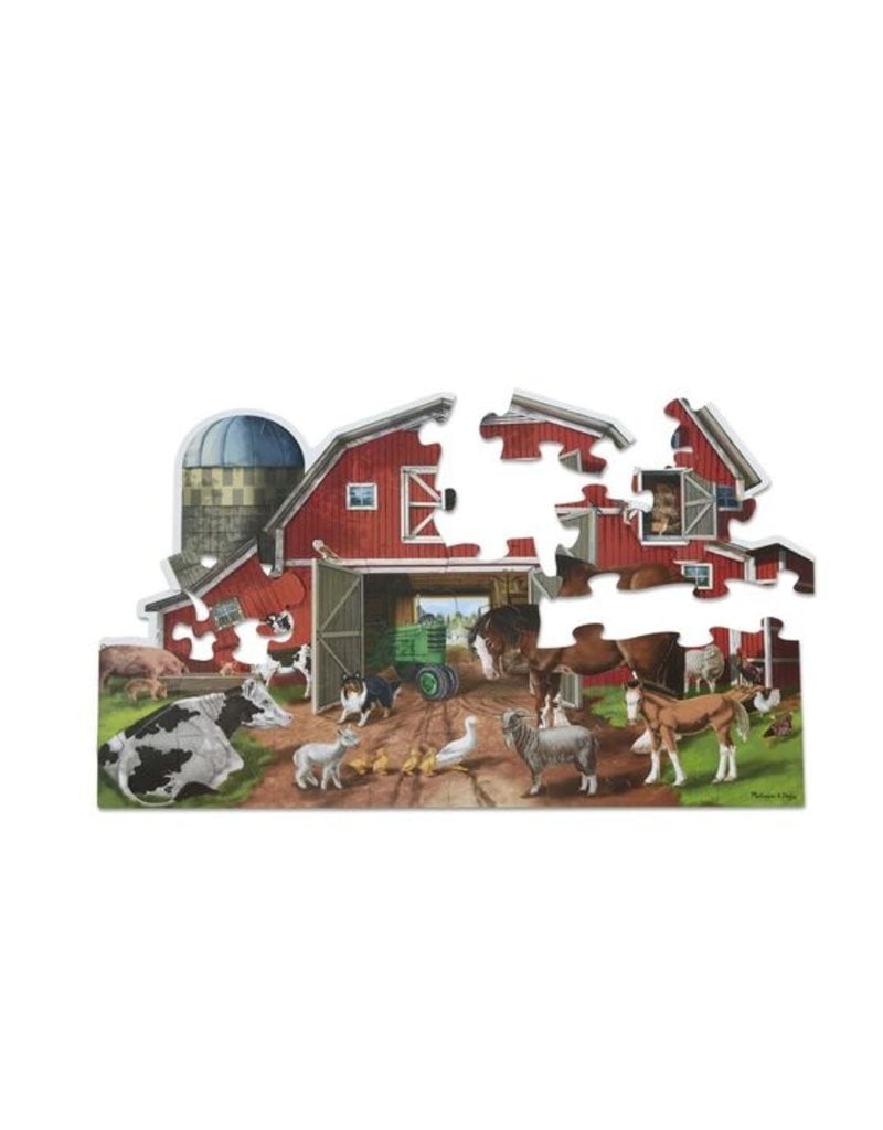 Melissa & Doug Floor Puzzle Busy Barn - 32 piece