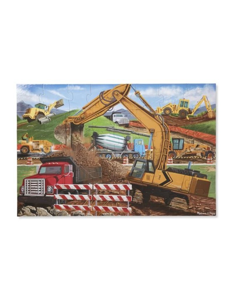 Melissa & Doug Floor Puzzle Building Site - 48 Pieces