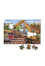 Melissa & Doug Floor Puzzle Building Site - 48 Pieces