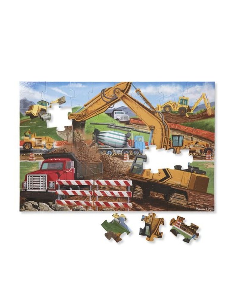 Melissa & Doug Floor Puzzle Building Site - 48 Pieces