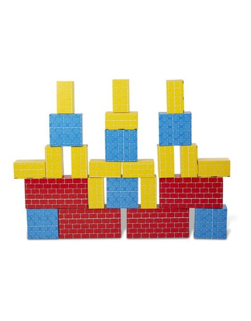 Melissa & Doug Jumbo Cardboard Blocks (24 Pieces)