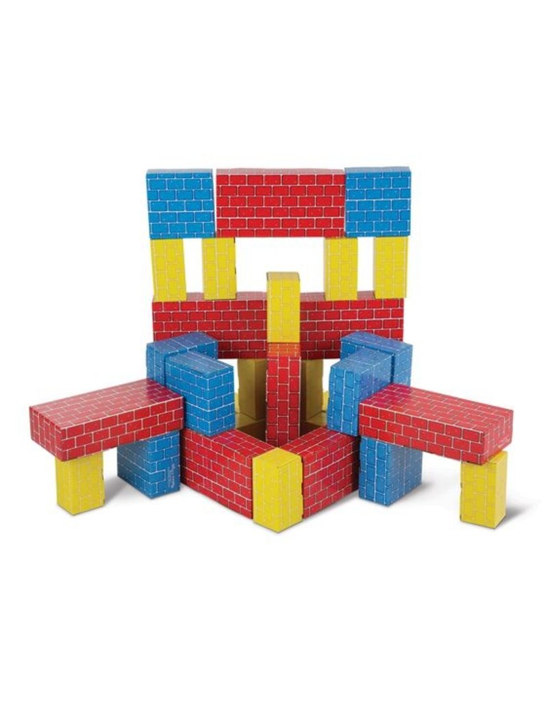Melissa & Doug Jumbo Cardboard Blocks (24 Pieces)