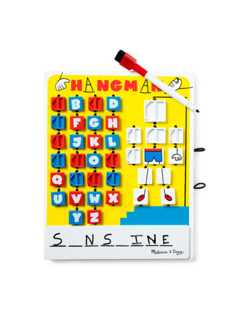 Melissa & Doug Game Wooden Flip to Win Hangman