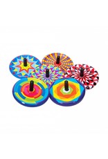 Schylling Toys Classic Tiny Tin Tops (Assorted Designs)