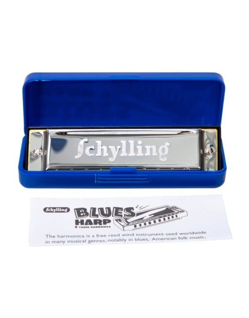 Schylling Toys Musical Blues Harmonica In Plastic Case