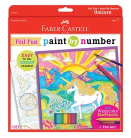 Faber-Castell Craft Kit Paint By Numbers Foil Fun - Unicorn