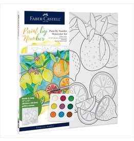 Faber-Castell Craft Kit Paint By Number Watercolor Produce