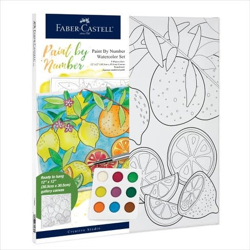 Craft Kit Paint By Number Watercolor Produce