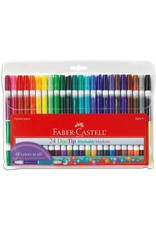 Faber-Castell Art Supplies DuoTip Washable Markers (24 Pack)