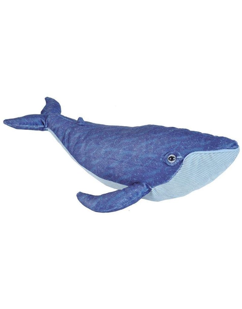 Wild Republic Plush CuddleKins Whale Blue (15")