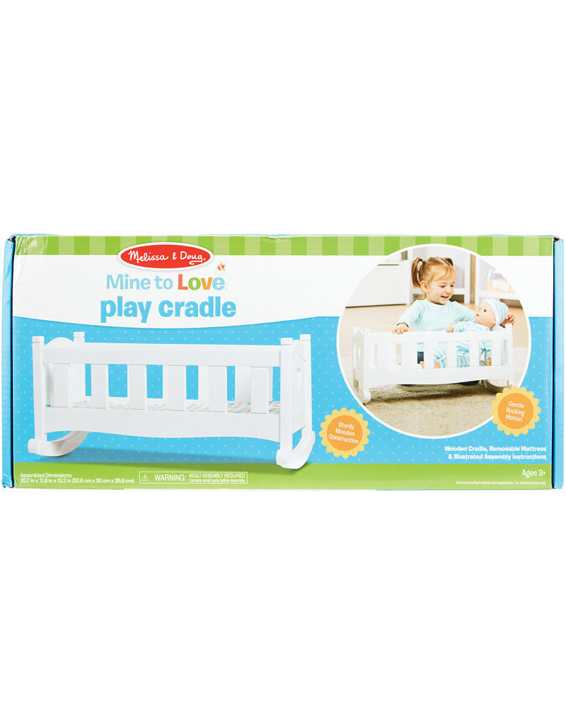 Melissa & Doug Pretend Play Mine to Love Play Cradle