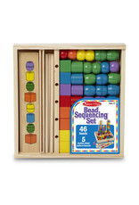 Melissa & Doug Wooden Bead Sequencing Set