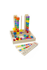 Melissa & Doug Wooden Bead Sequencing Set
