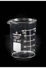 Supertek Scientific Scientific Labware Borosilicate Glass Beaker 50 mL