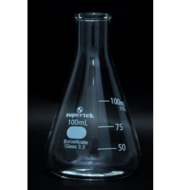 Supertek Scientific Scientific Labware Glass Erlenmeyer Flask 100 mL