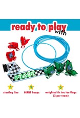 Franklin Sports Outdoor Field Day Tic Tac Toe Racing Kit