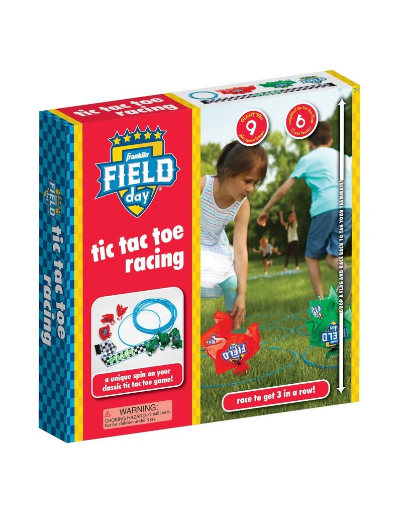 Franklin Sports Outdoor Field Day Tic Tac Toe Racing Kit