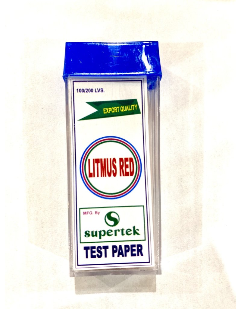 Supertek Scientific Scientific Supertek Litmus Paper-Red
