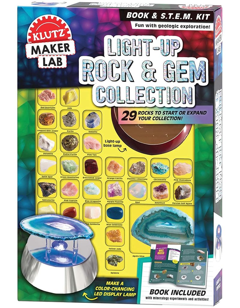 Klutz Klutz Light-Up Rock & Gem Collection