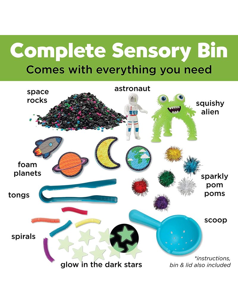 Creativity for Kids Craft Sensory Bin Outer Space
