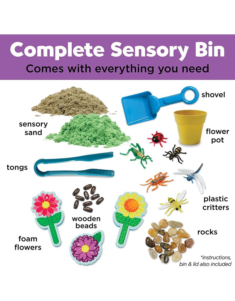 Creativity for Kids Craft Sensory Bin Garden Critters