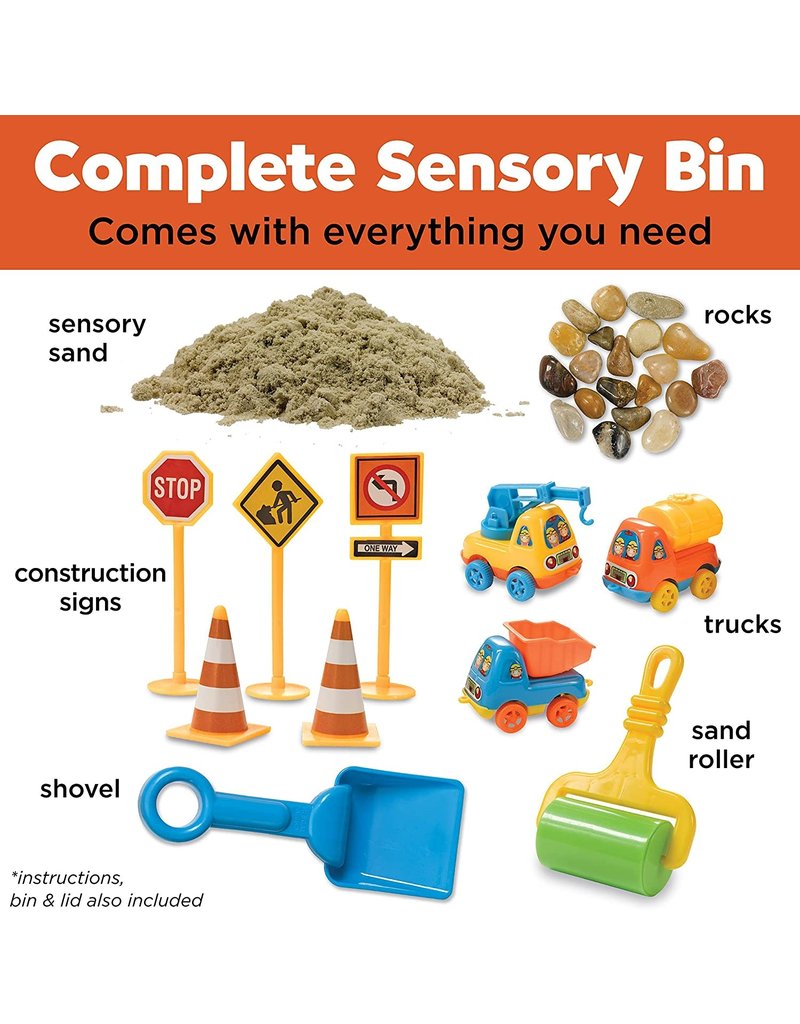 Creativity for Kids Craft Sensory Bin Construction Zone