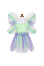 Creative Education (Great Pretenders) Costume Butterfly Dress/Wings/Wand Multi (Size 5-6)