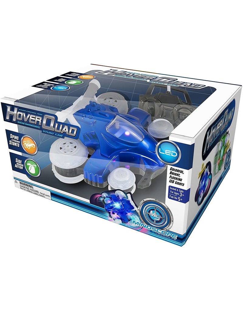 Mindscope Products Remote Control HoverQuad Radio Control Stunt Vehicle 49 MHz Blue