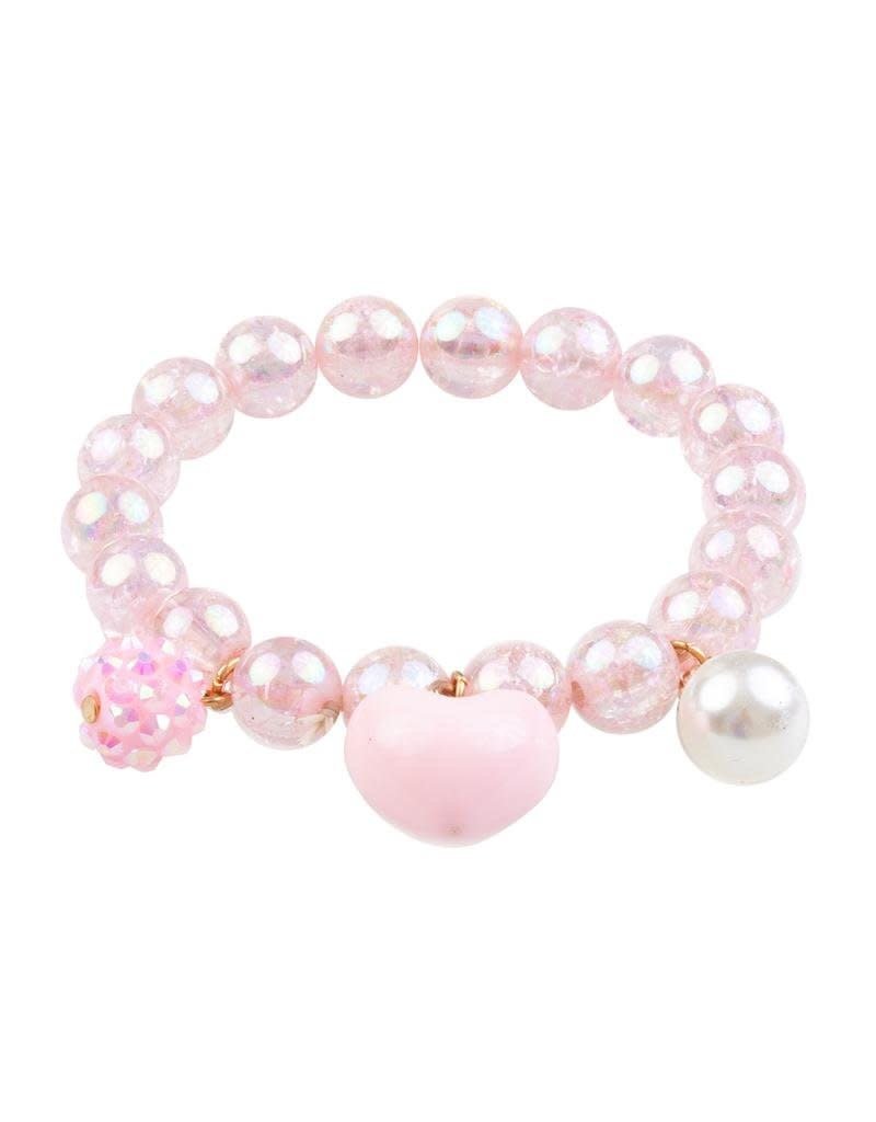 Creative Education (Great Pretenders) Jewelry Pink Heart Bobble Bracelet
