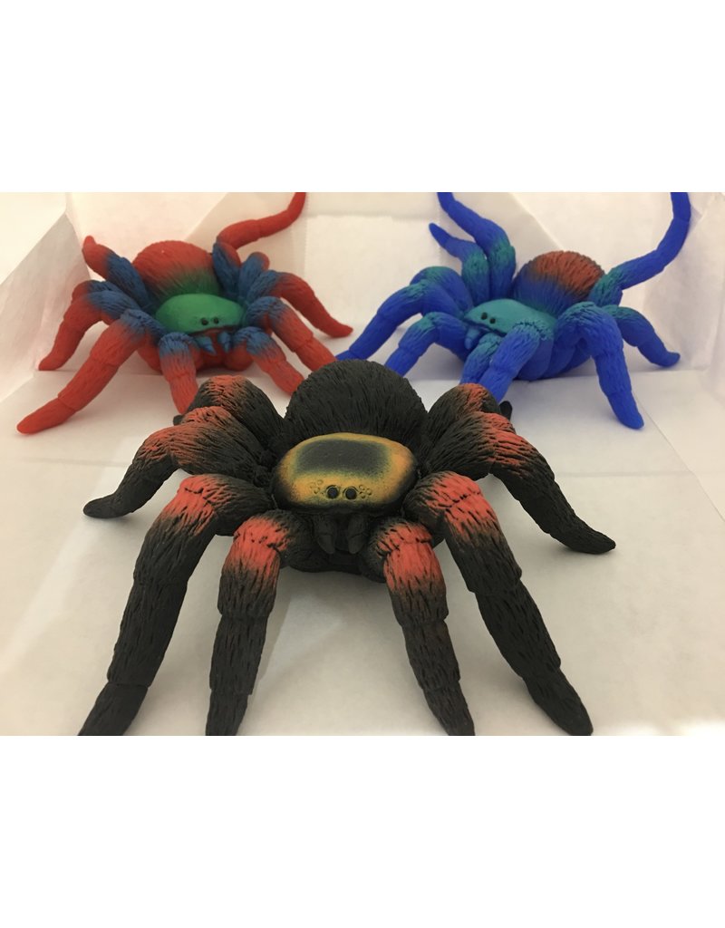 Schylling Toys Novelty Plastic Stretchy Hand Puppet Spider (Colors Vary; Sold Individually)