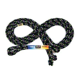 Just Jump It Outdoor Confetti Jump Rope Black (16 ft.)