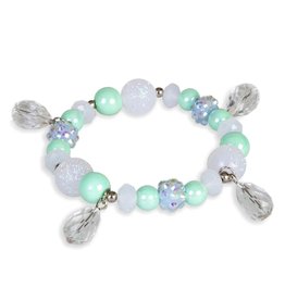 Creative Education (Great Pretenders) Jewelry Frozen Crystal Bracelet Teal/White