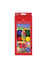 Faber-Castell Art Supplies Watercolor Paint Set (12 Paint Cakes)