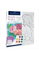 Faber-Castell Craft Kit Watercolor Paint By Number: Bold Floral