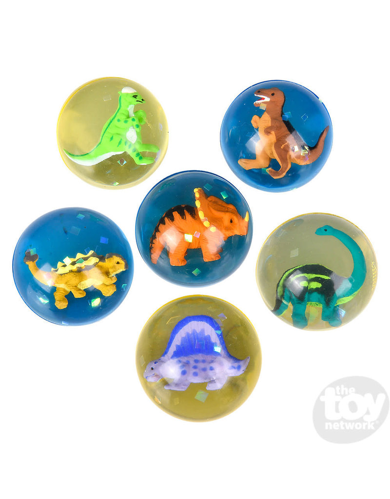 The toy network Novelty High-Bouncy Ball  - Dinosaur (1.75"; Assorted; Sold Individually)