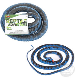 The toy network Rubber Snake Blue Viper (48")