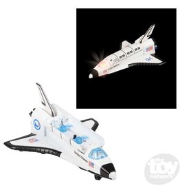 The toy network Die-cast Pullback Space Shuttle With Lights (6")