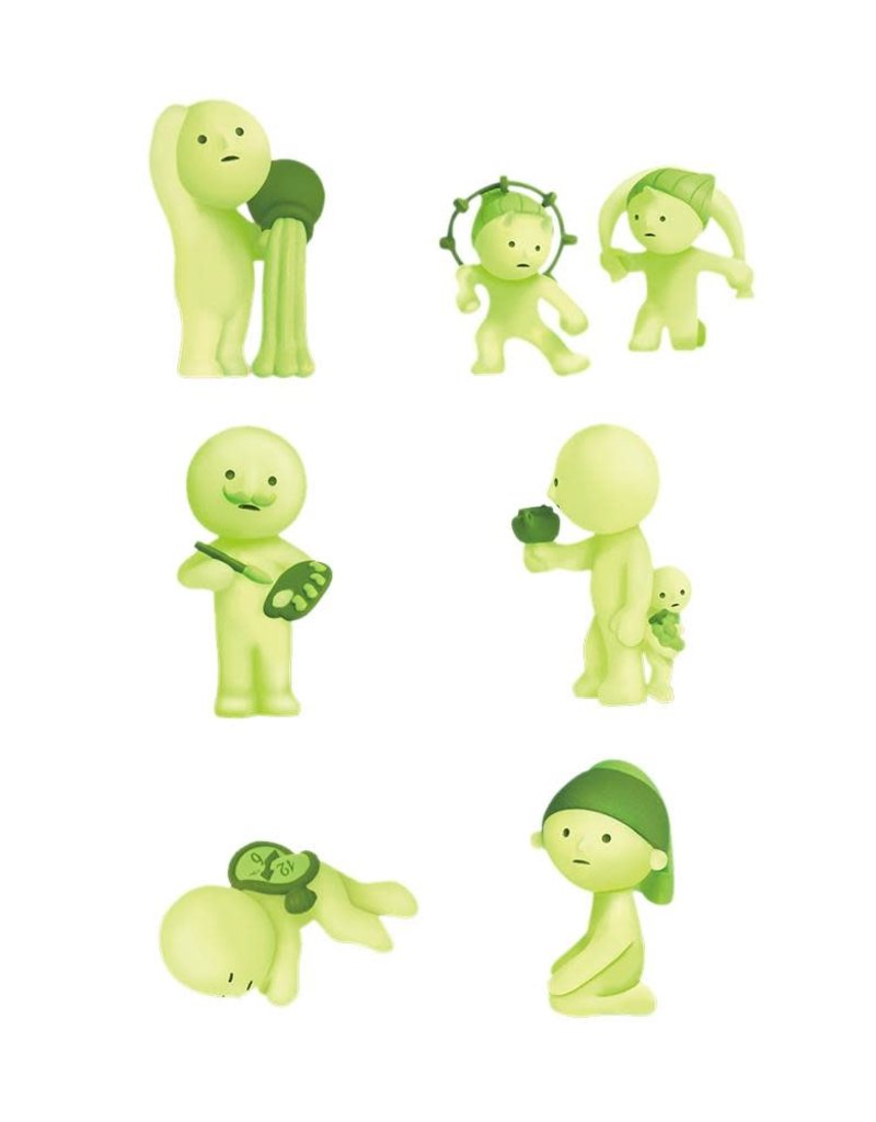 Dreams Smiski - Glow In The Dark - Museum Series (Assorted Styles, Sold Individually)