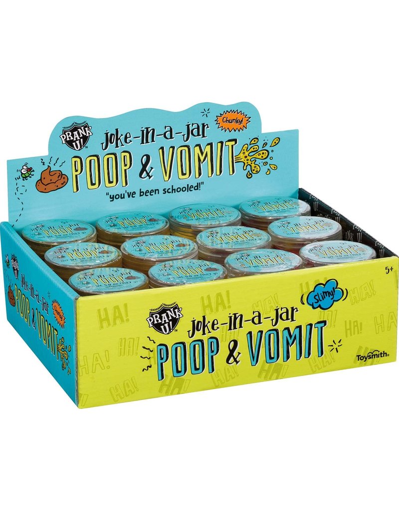 Toysmith Novelty Joke-In-A-Jar Poop OR Vomit (Sold Individually)