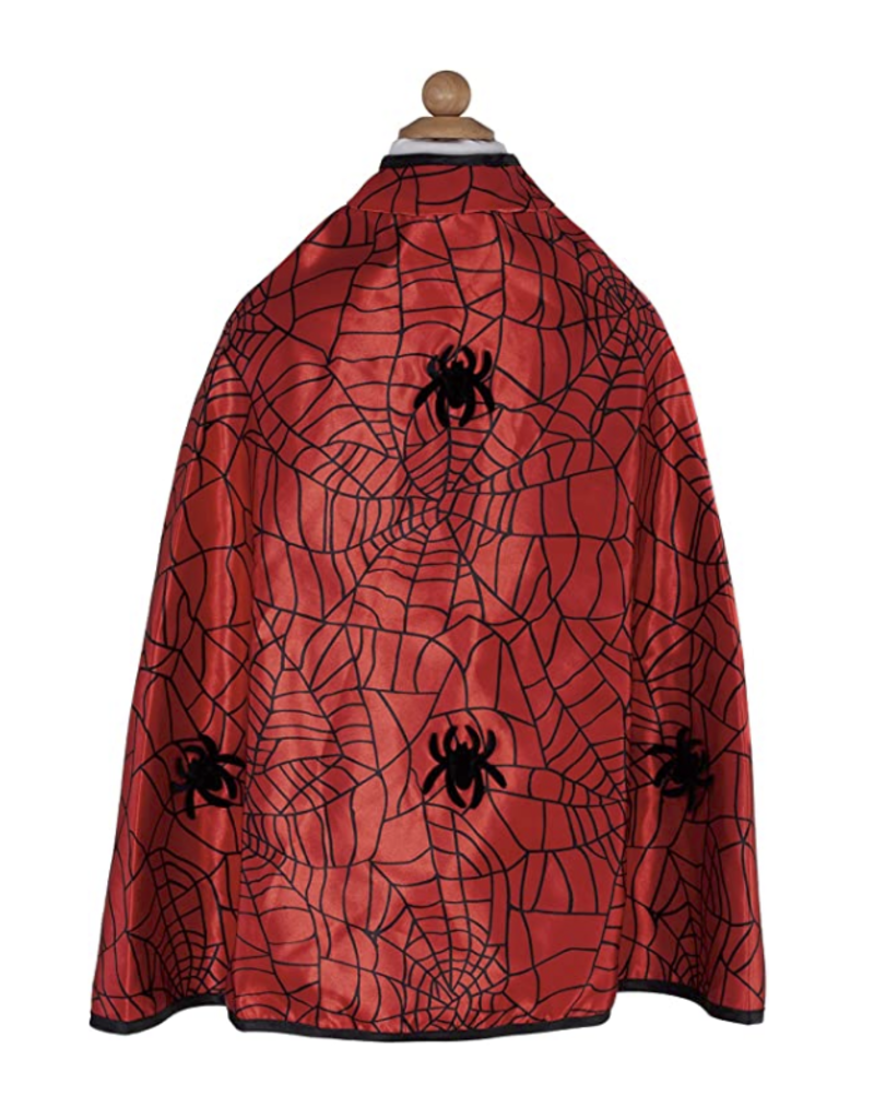 Creative Education (Great Pretenders) Costume Reversible Spider/Bat Cape & Mask (Size 4-6)