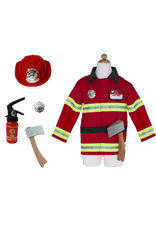 Creative Education (Great Pretenders) Costume Firefighter Set (Includes 5 Accessories, Size 5-6)