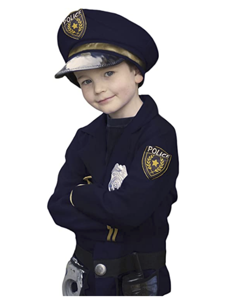 Creative Education (Great Pretenders) Costume Police Officer Set with Accessories (Size 5-6)