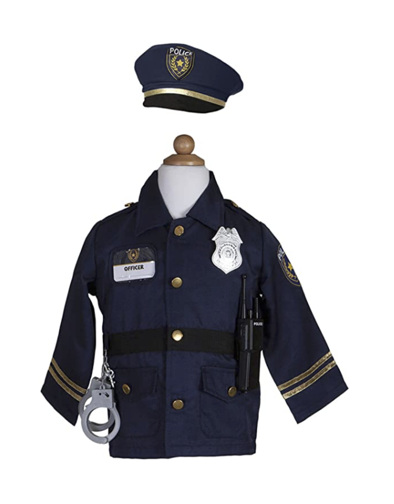 Creative Education (Great Pretenders) Costume Police Officer Set with Accessories (Size 5-6)