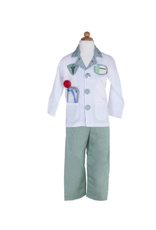 Creative Education (Great Pretenders) Costume Green Doctor Set Includes 8 Accessories(Size 5-6)